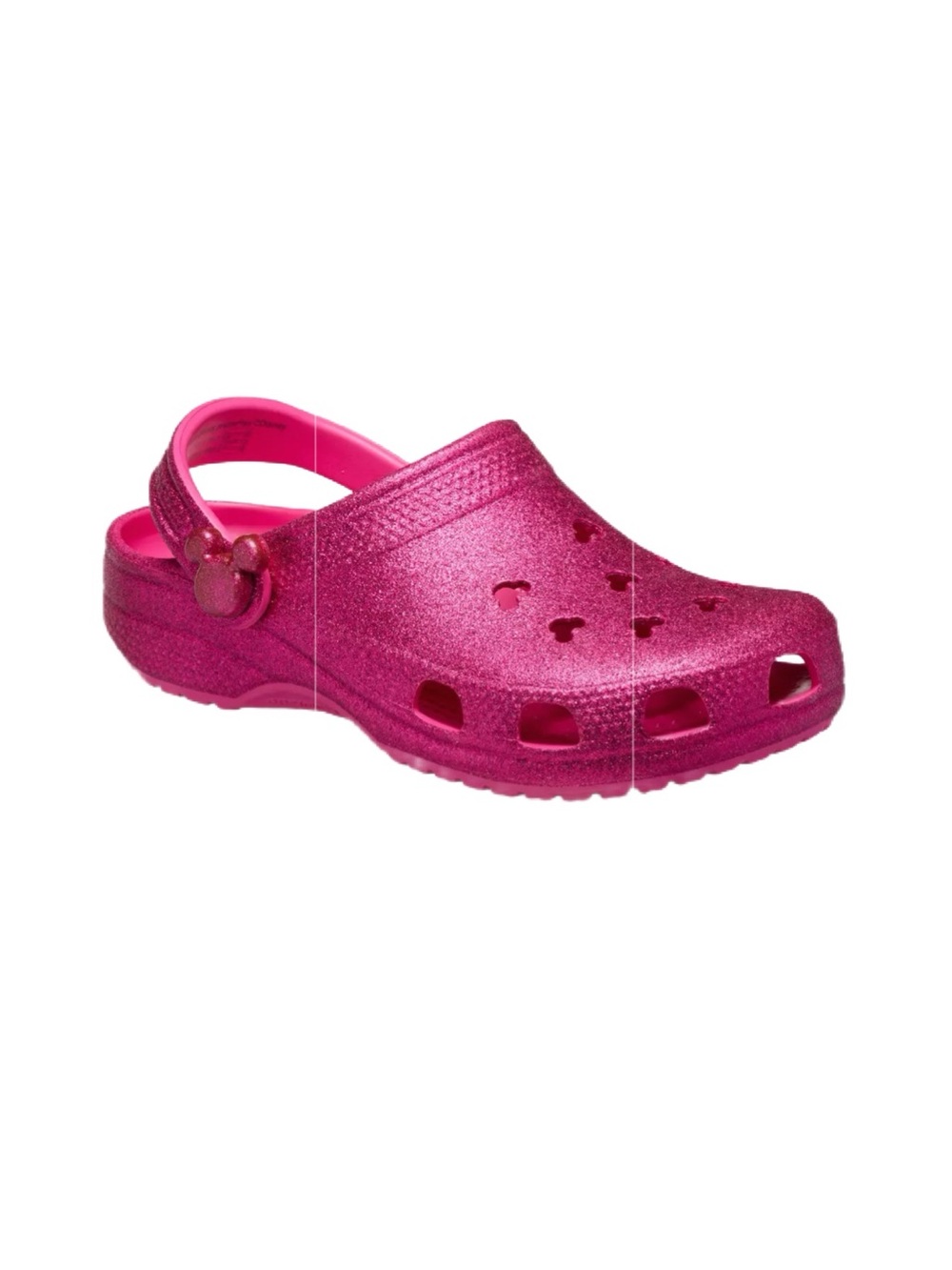 Disney Mickey Icon Pink Glitter CROCS - Size M6/W8 - NWT - Picture 2 of 6